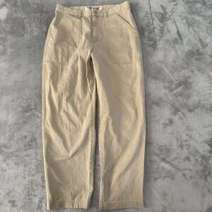 Vintage 1999 Tommy Hilfiger Khaki Pants Men's 34x32 Cargo Baggy 90s Y2K